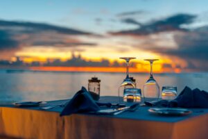 50 Year Anniversary Gift - Sunset Beach Dinner