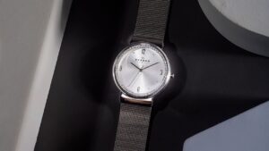 16 Year Anniversary Gift for him - Silver Watch