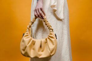 17 Year Anniversary Gift for her - Yellow Handbag