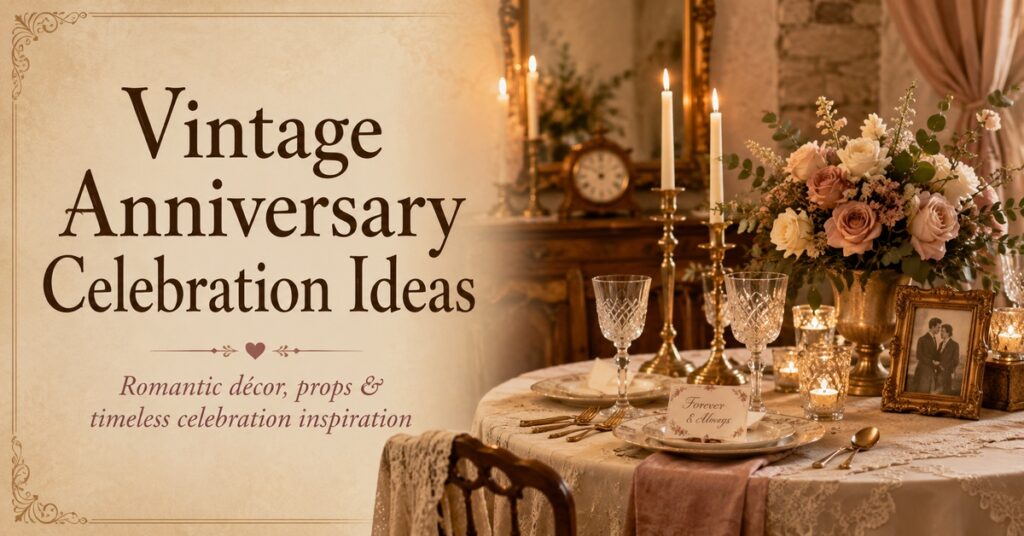 Vintage Anniversary Celebration Ideas