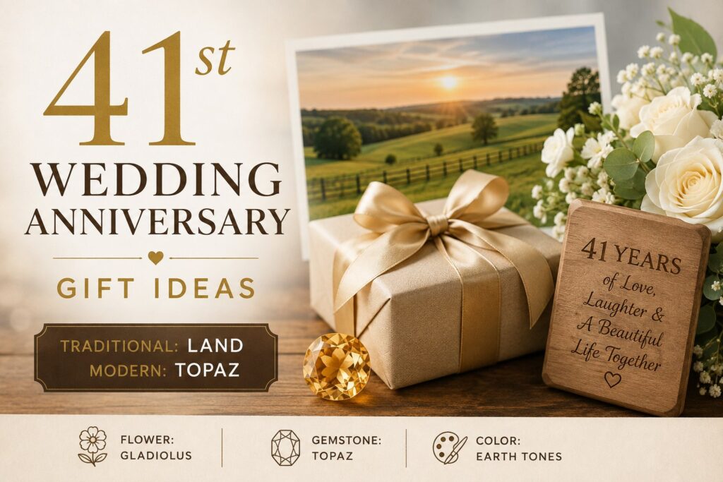 41st-anniversary-gift-traditional-modern