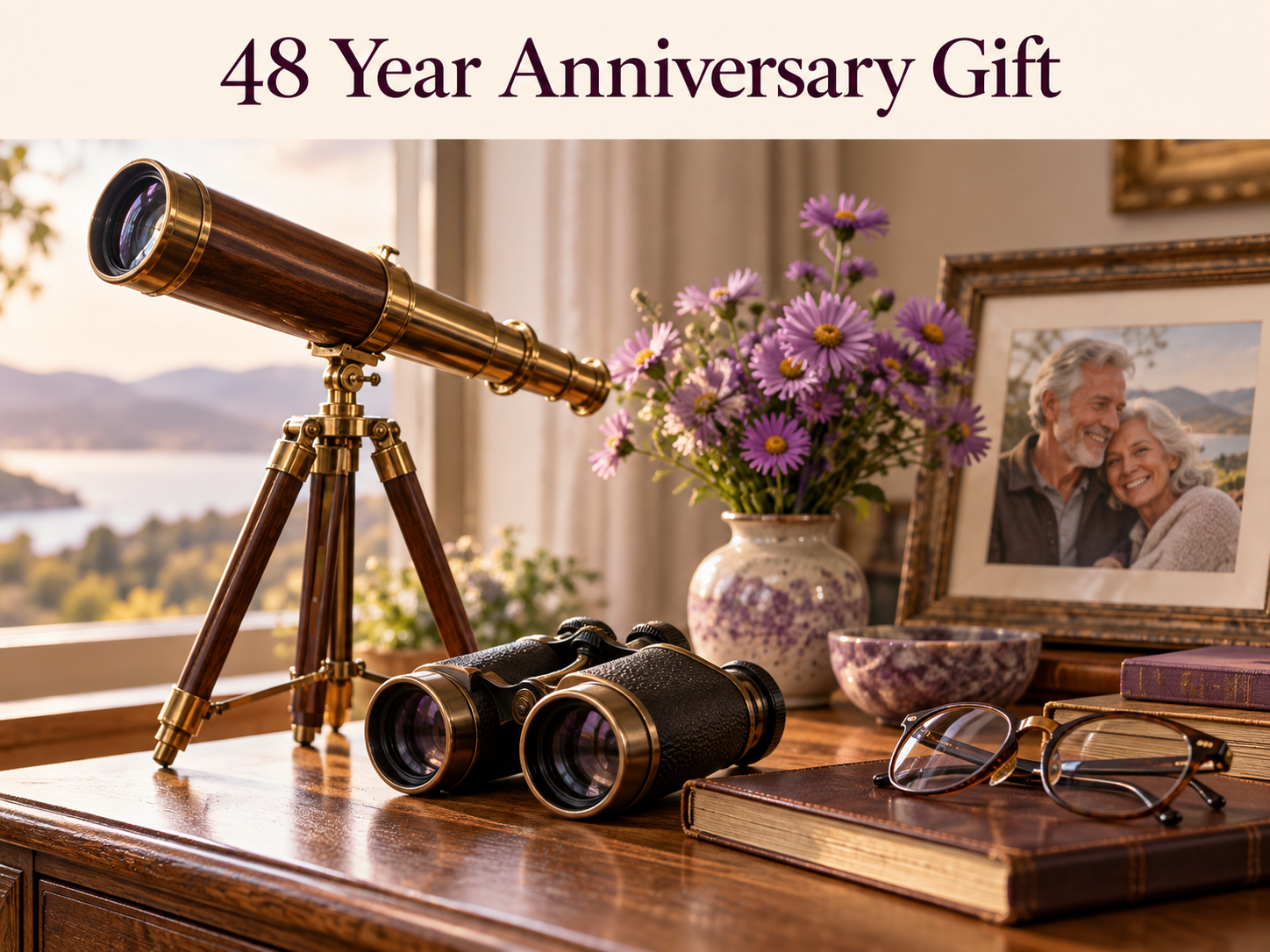 48th Anniversary Gift traditional and modern